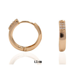 Kolczyki Xuping pozłacane 18k - MF40391